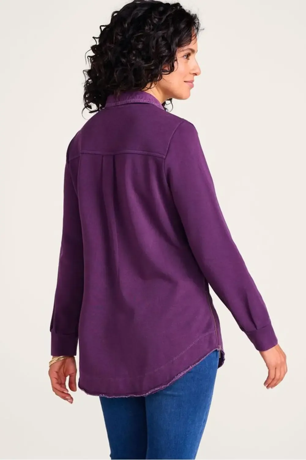 Very French Terry Long Sleeve Big Shirt