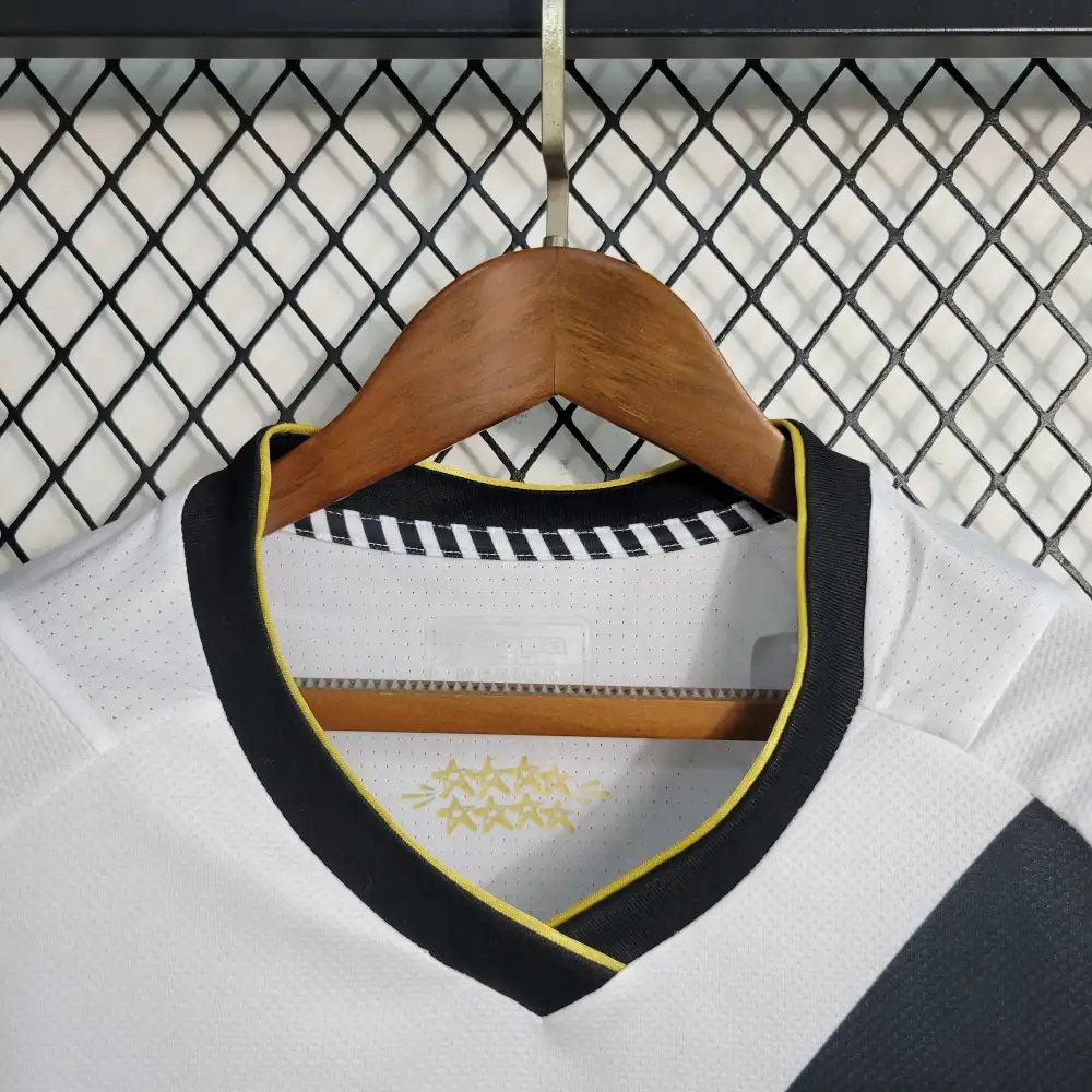 Camisa Vasco da Gama Away 23/24 Feminina - Branca e Preta