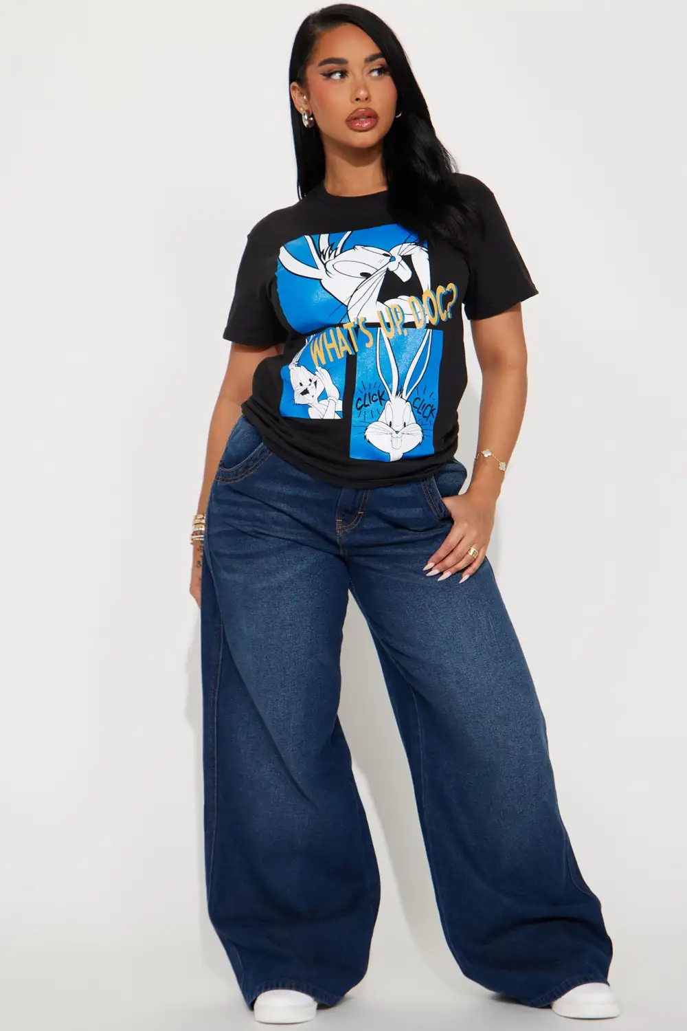 What's Up Doc Bugs Bunny Tee - Black