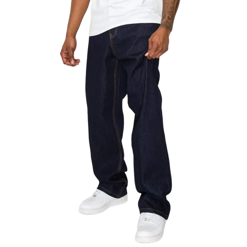 Essential Baggy Raw Denim Jeans Menswear Best Selling Jeans