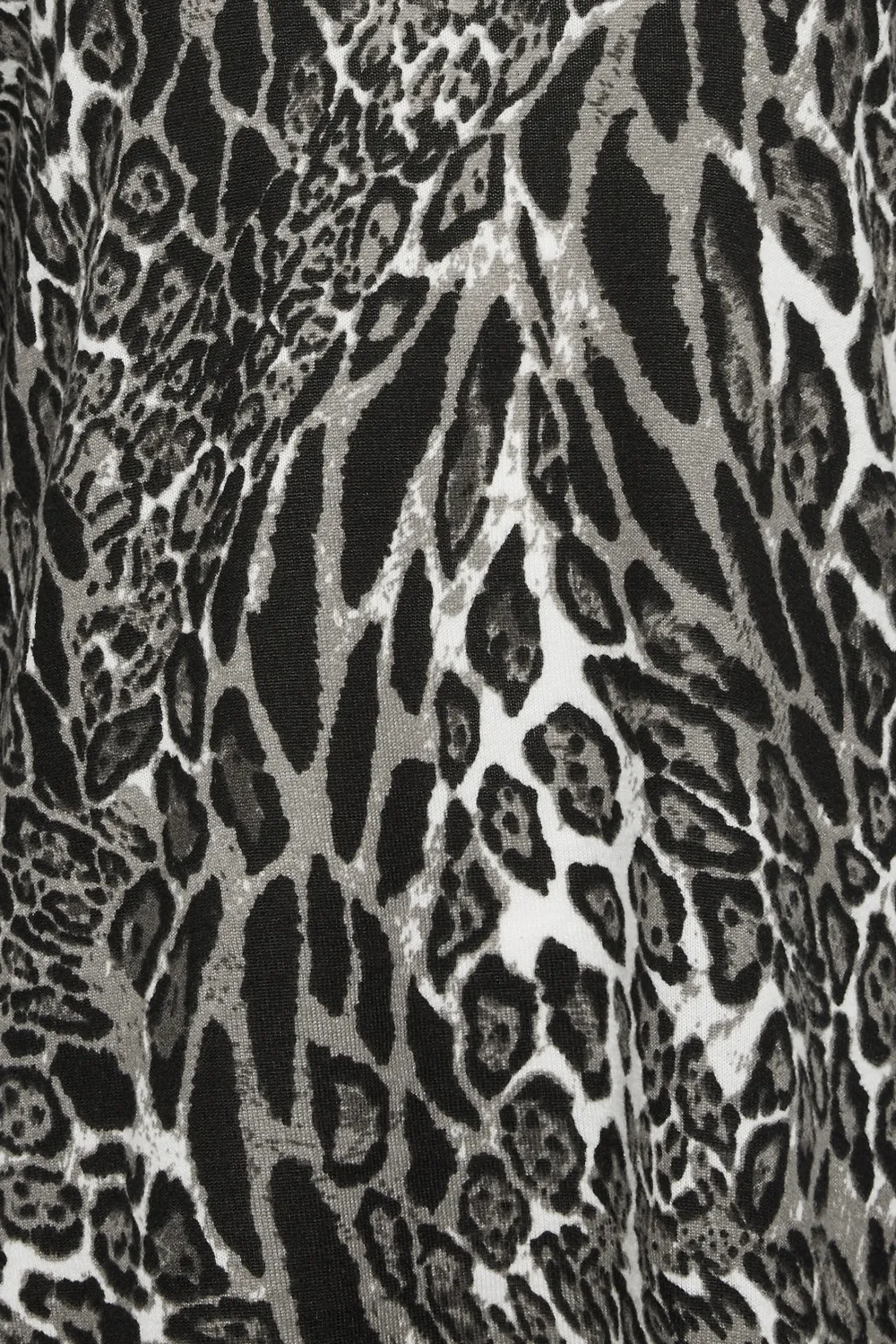 M&Co Grey Soft Touch Leopard Print Jumper