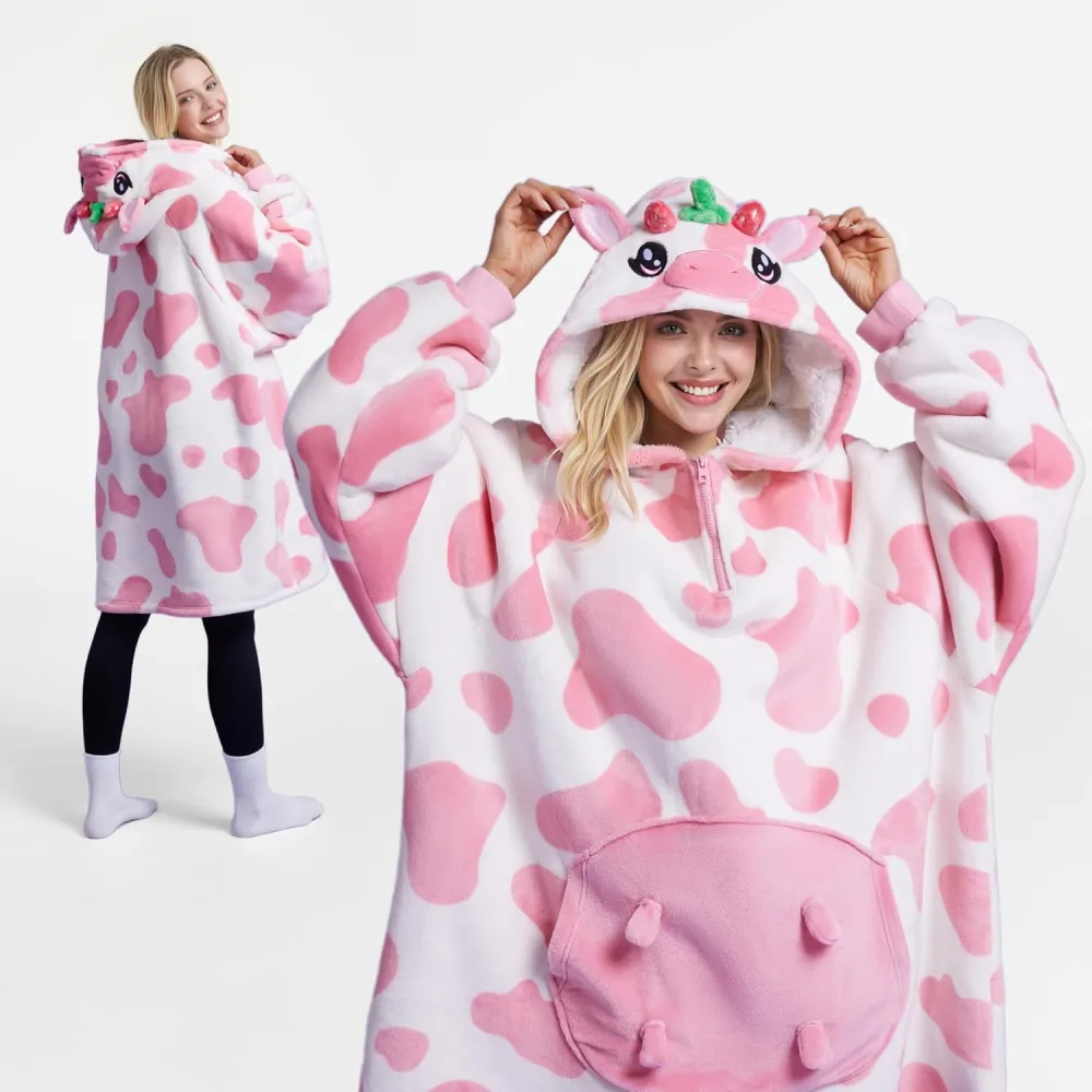 Panda Wearable Blanket Hoodie