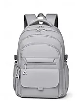 Women's Waterproof and Scratch-resistant Nylon Backpack - Large Capacity College Style School Bag with Multi-pocket Design, Suitable for Teenagers to Go to School and Daily Commuting