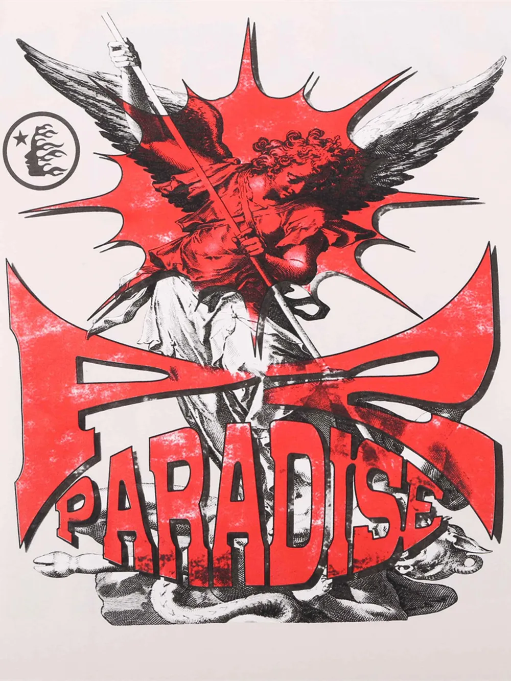 Vintage Short-sleeved Hellstar T-shirt -1454