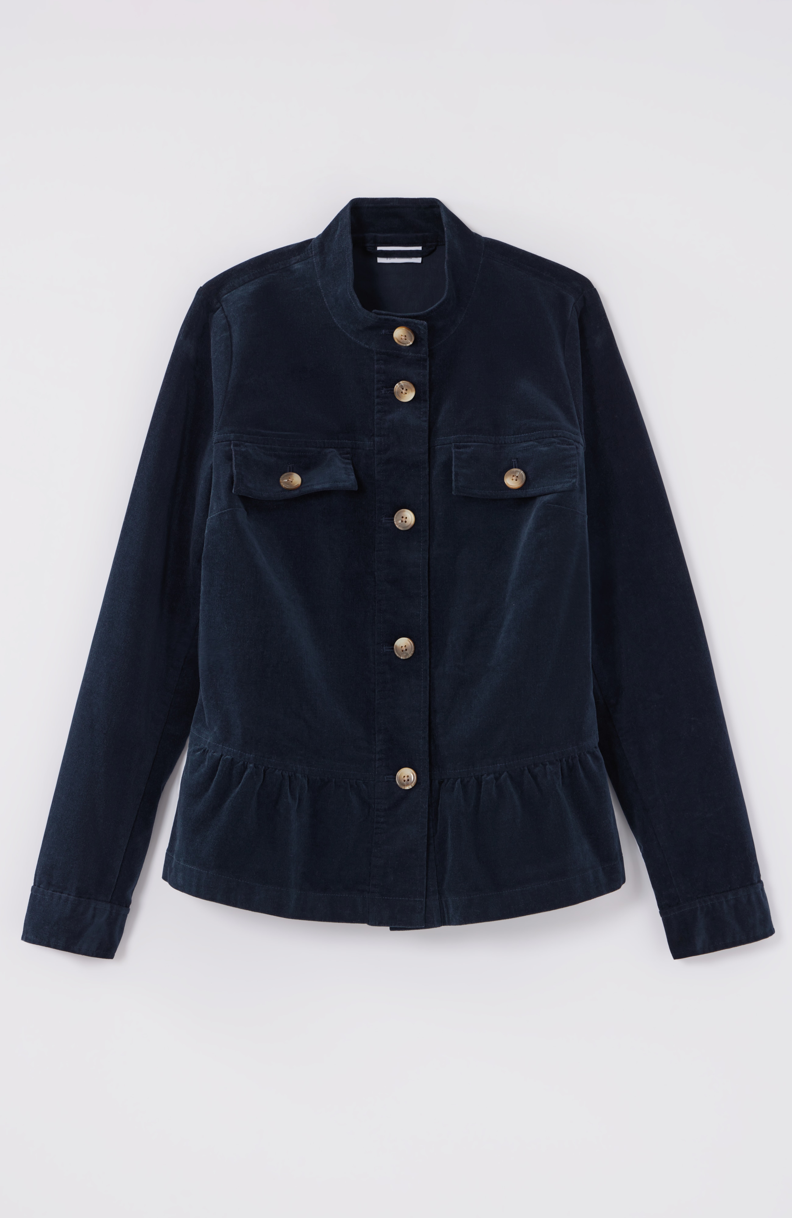Corduroy Peplum Jacket