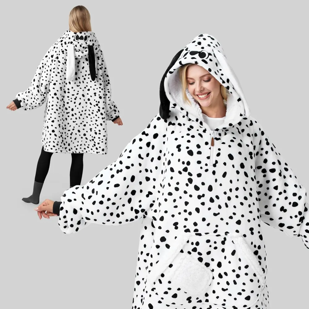 Panda Wearable Blanket Hoodie