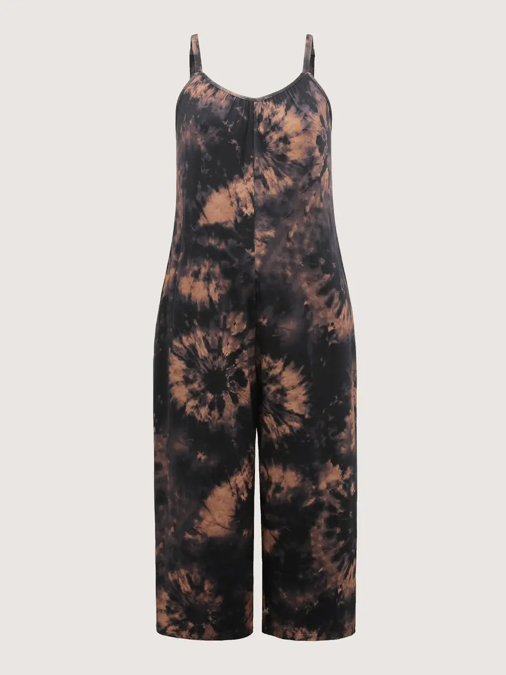 Irregular Tie-Dye Stretchy Cami Jumpsuit