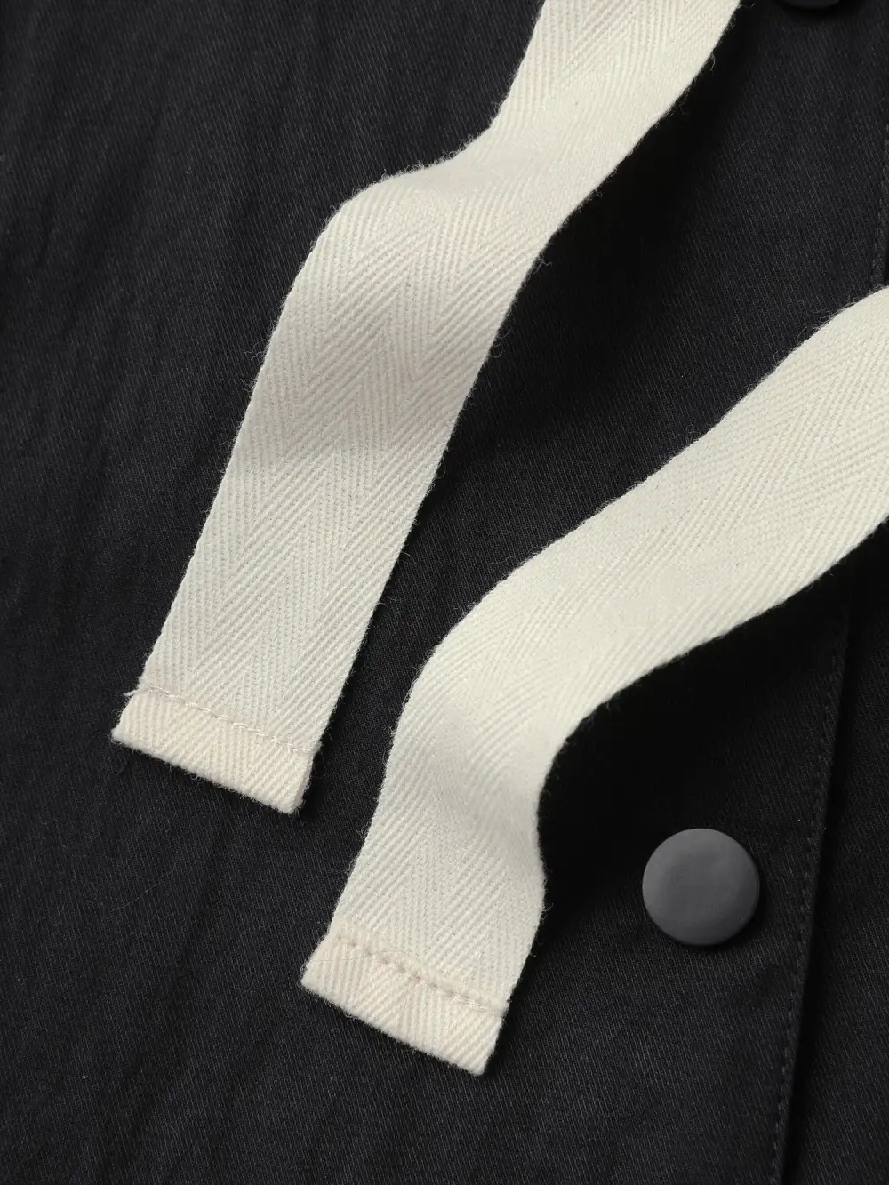 Contrast Pockets Button-Front Coat