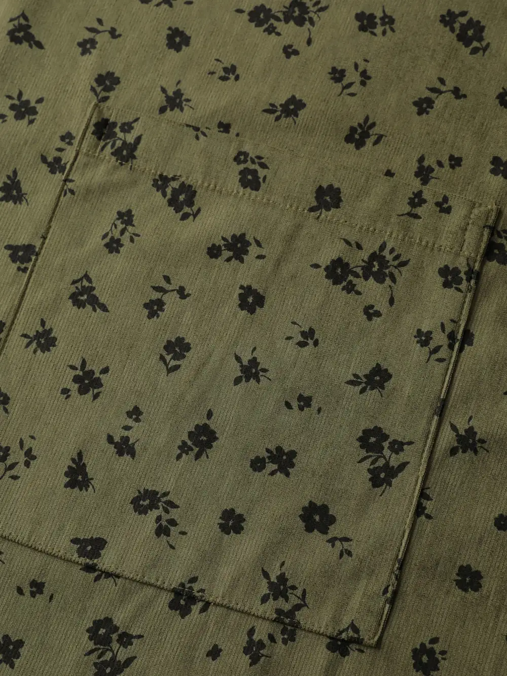 Floral Print Textured Overall Adjustable Midi Dress