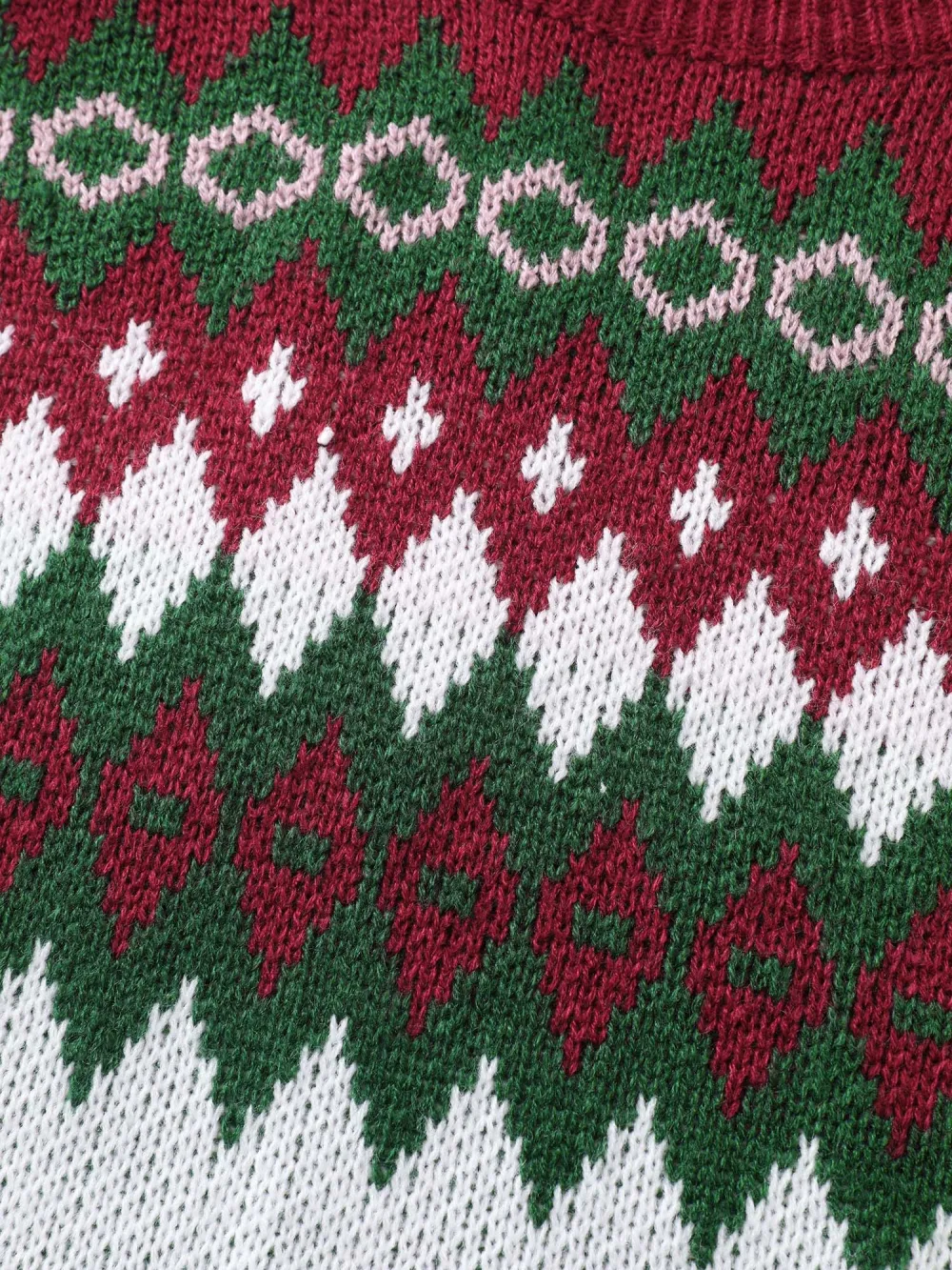 Fair-Isle Holiday Jacquard Pullover