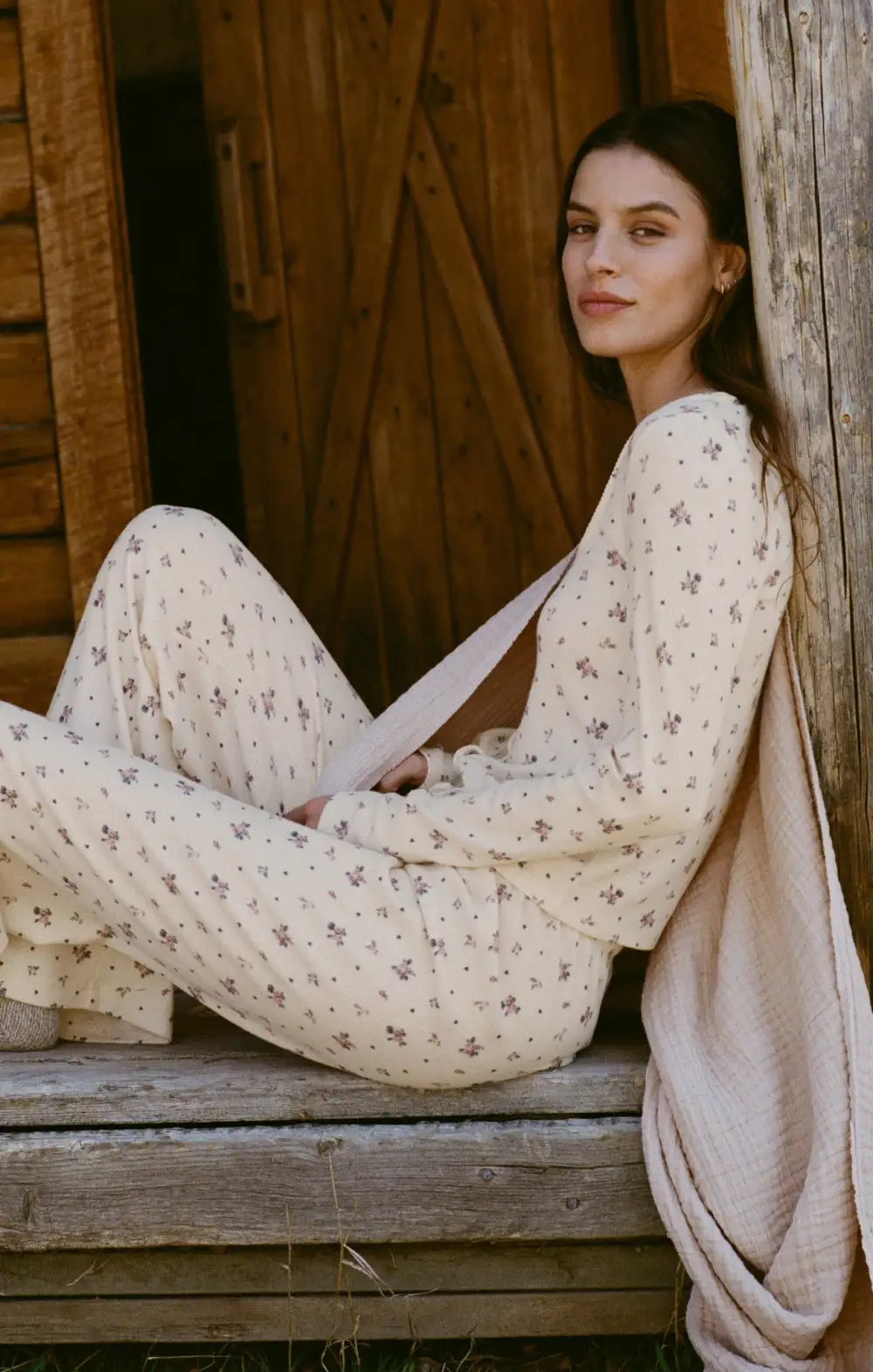 Tess Rosebud Long Sleeve Top