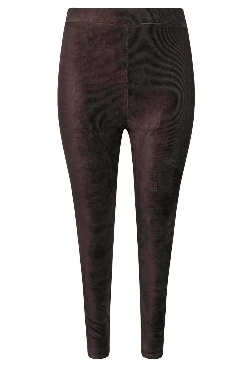 YOURS Curve Black Cord Stretch Leggings