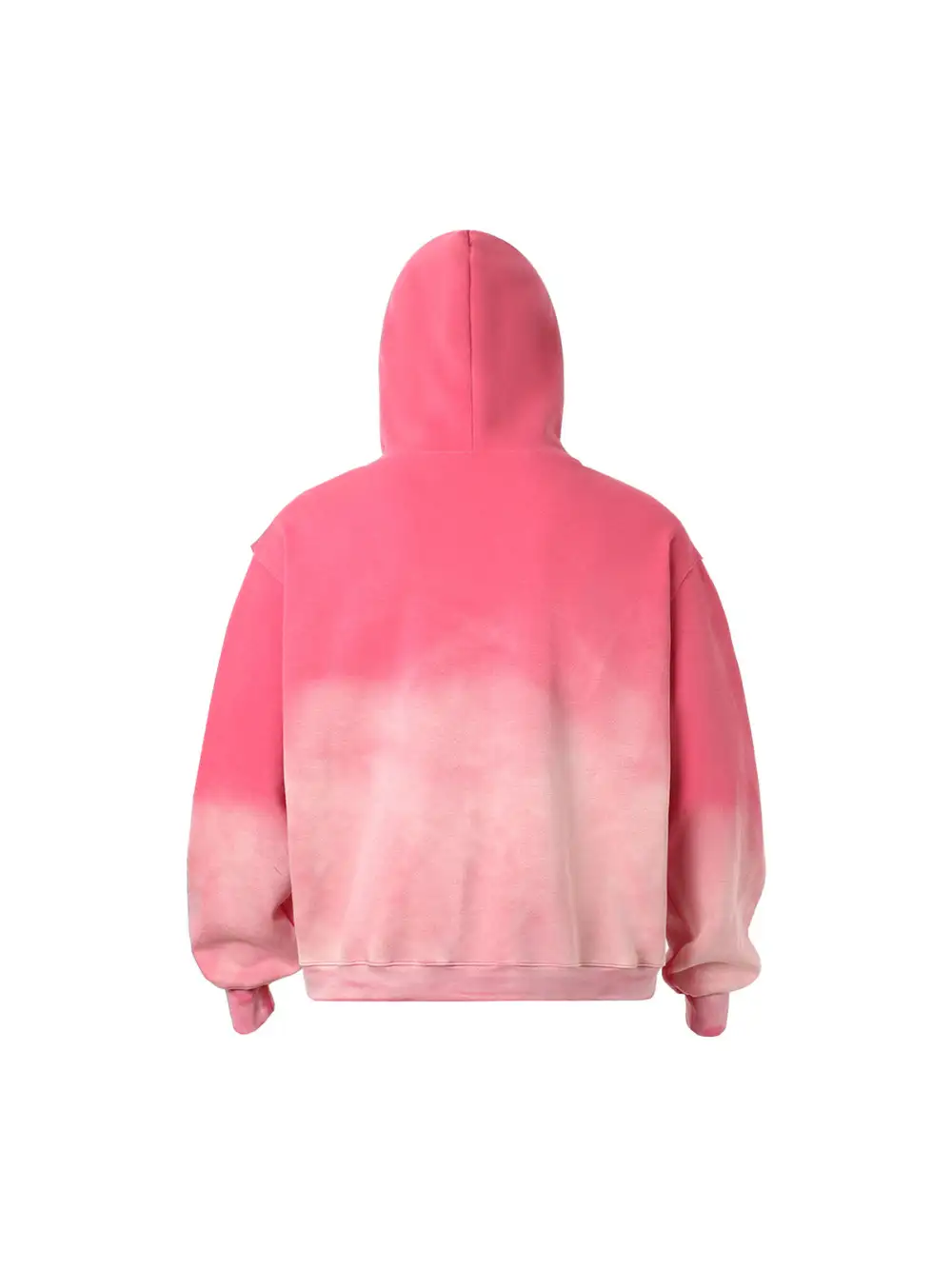 Cracked Letter Patchwork Hoodie