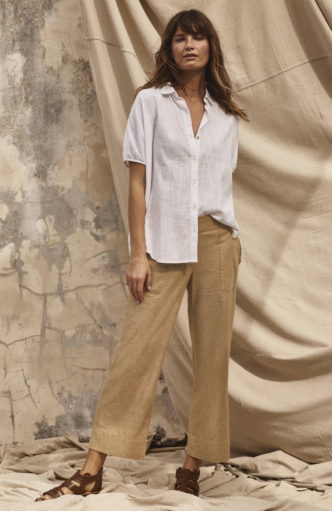 Pure Jill Cropped Trousers