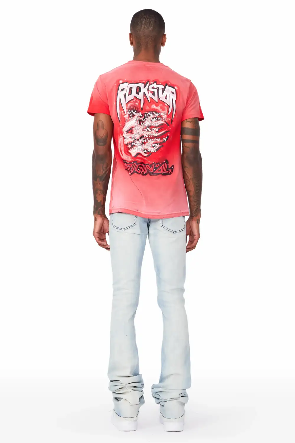 Josiah Blue Super Stacked Flare Jean