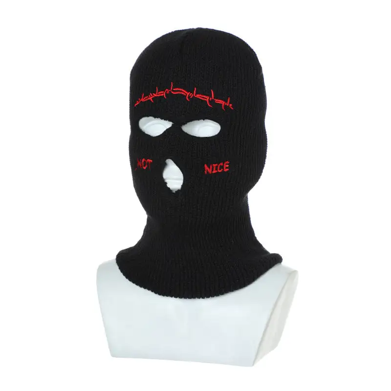 Retro Hip-hop Fun Knitted Balaclava