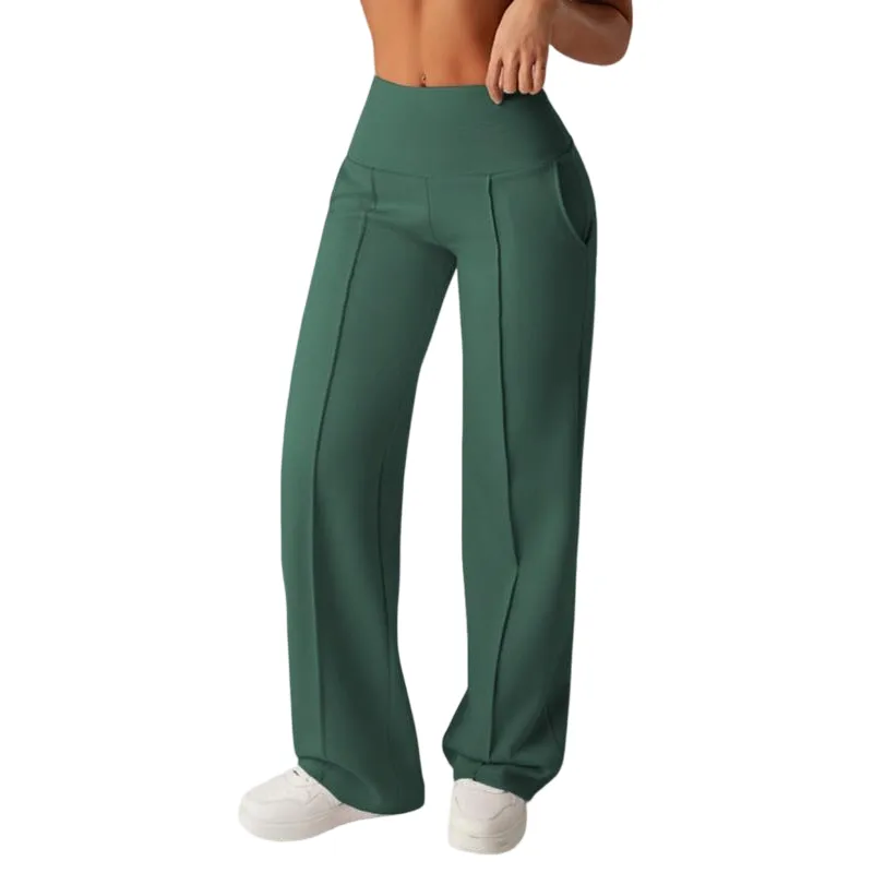 Women's Plain Loose Straight Leg Pants