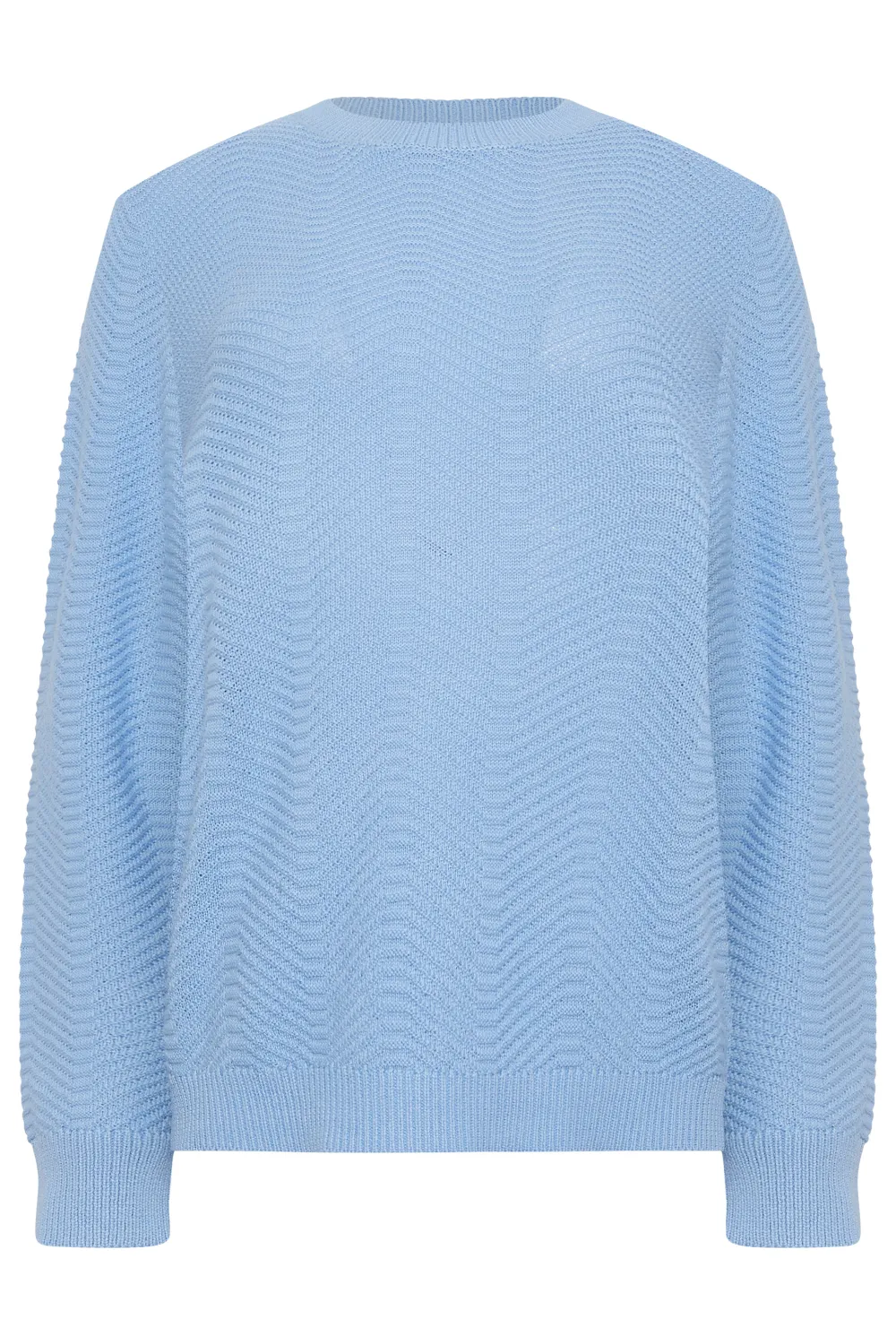 M&Co Baby Blue Ribbed Knit Jumper