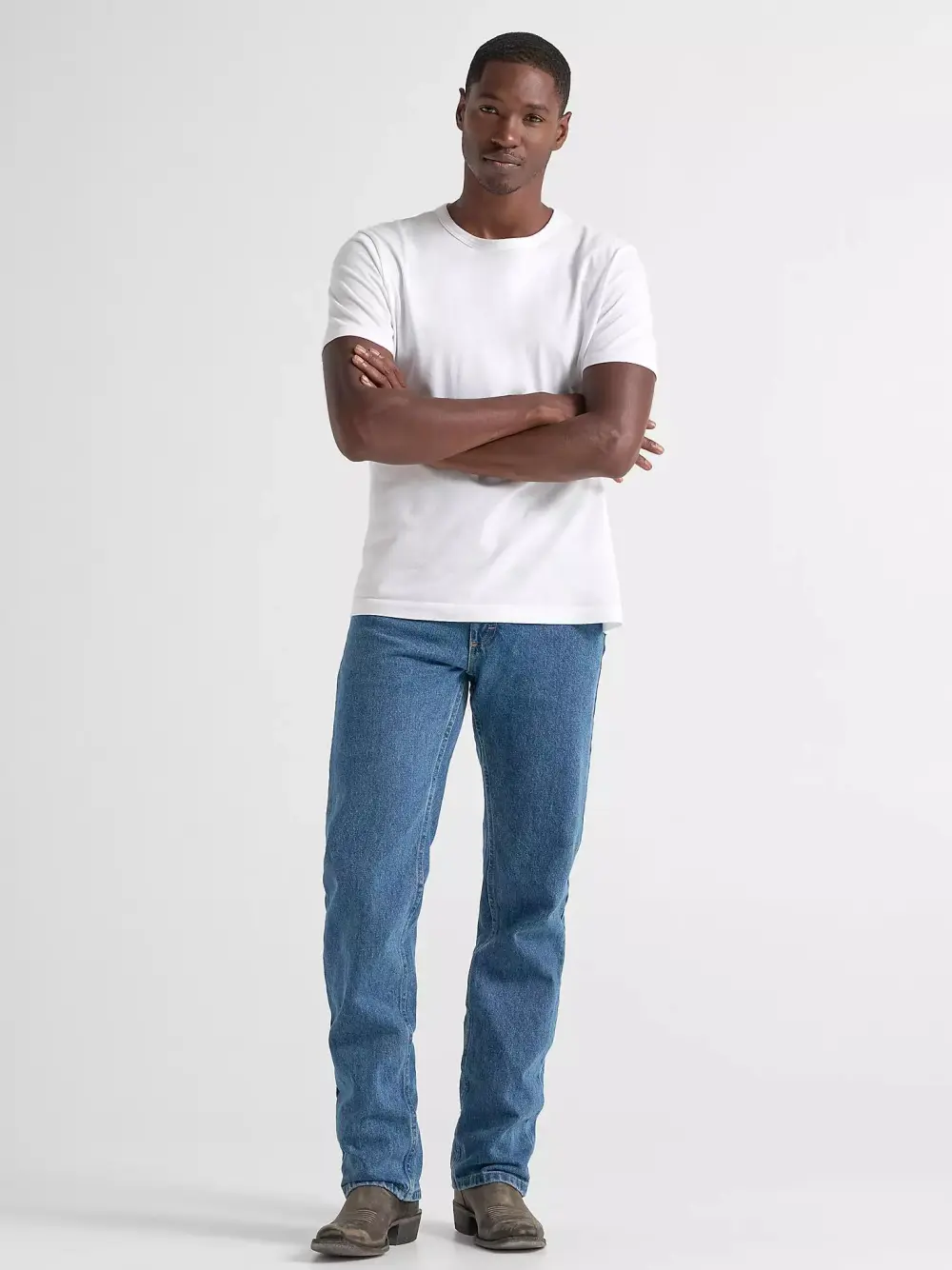 WRANGLER FIVE STAR PREMIUM DENIM REGULAR FIT JEAN IN COAL BLACK