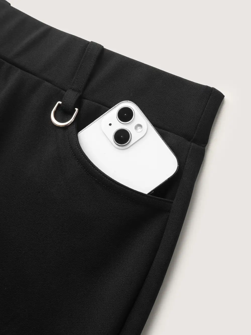 Pull-On Solid Bootcut Pants