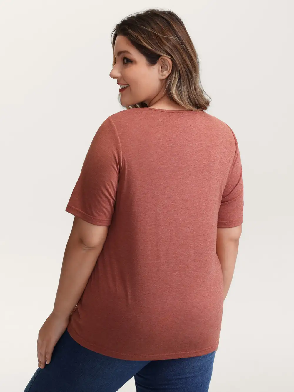 Trick or BloomChic Crossover Neck-Tie T-Shirt