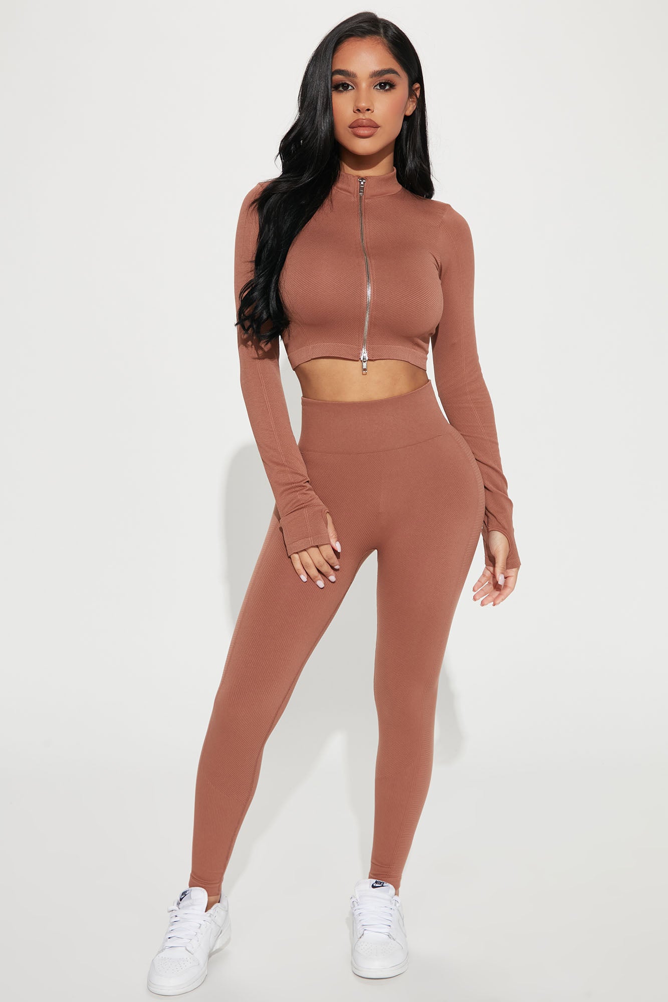 Lounge With Me Legging Set - Mocha