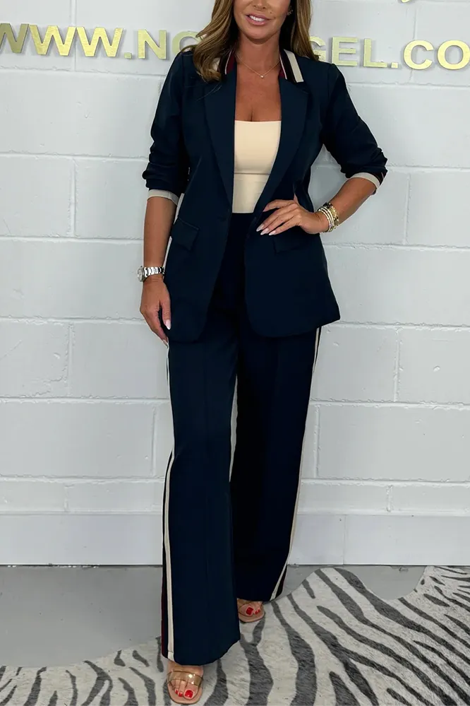 Side Stripe Trouser & Blazer Suit