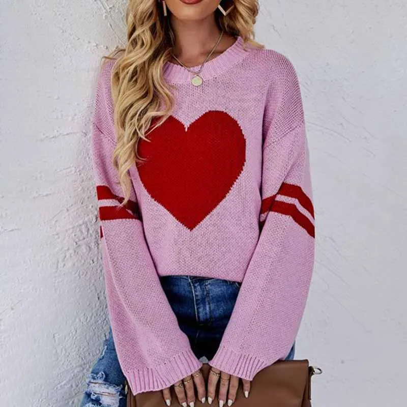 Women's Valentine's Day Love Casual Sweater