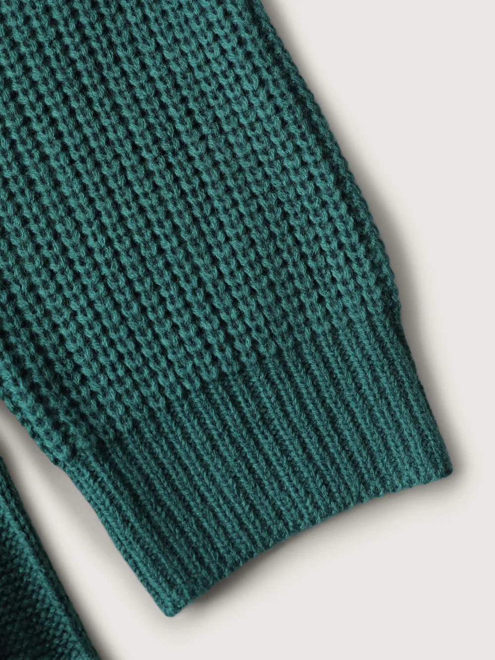 Pleated Skirt Tissue Texture Knit Knee-Length Dress