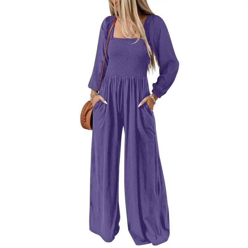Women's Casual Loose Overalls Jumpsuits