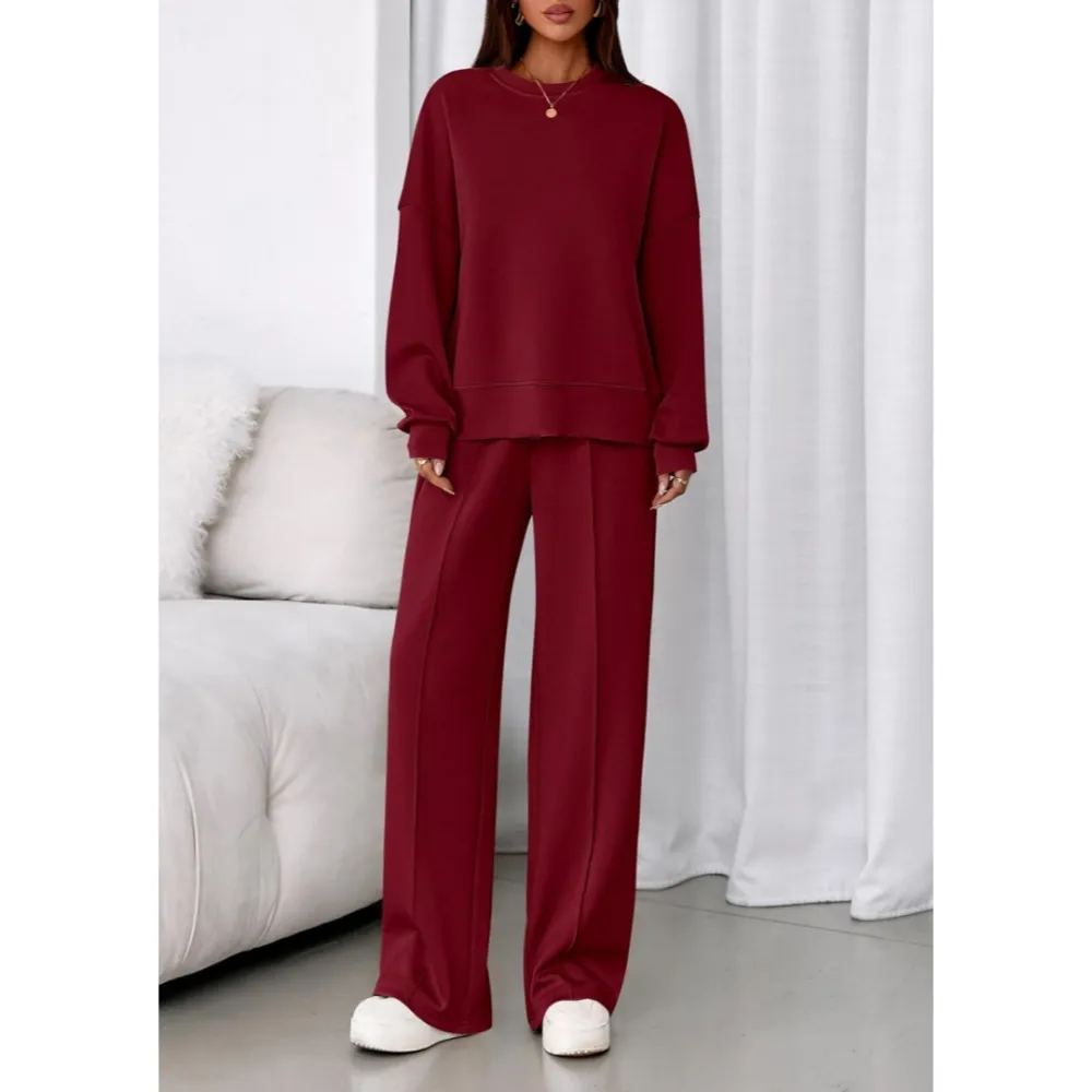 Women's Simple Casual Sports Two-Piece Set