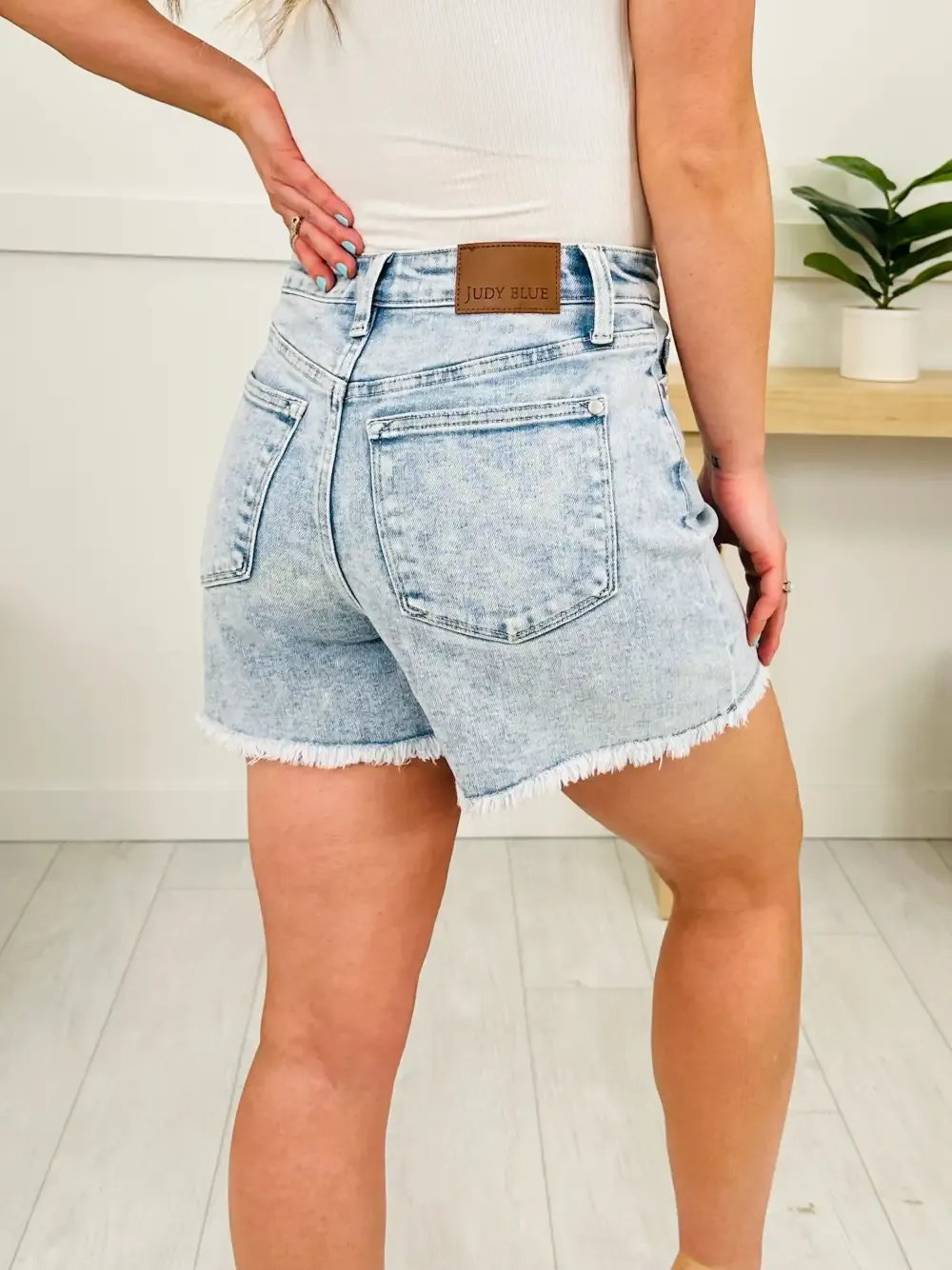 Judy Blue Summer State of Mind Relaxed Fit Shorts