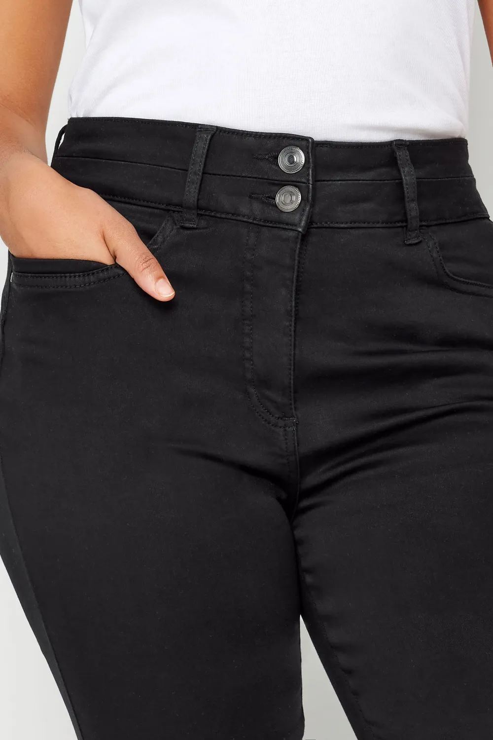 M&Co Black Lift & Shape Slim Leg Jeans