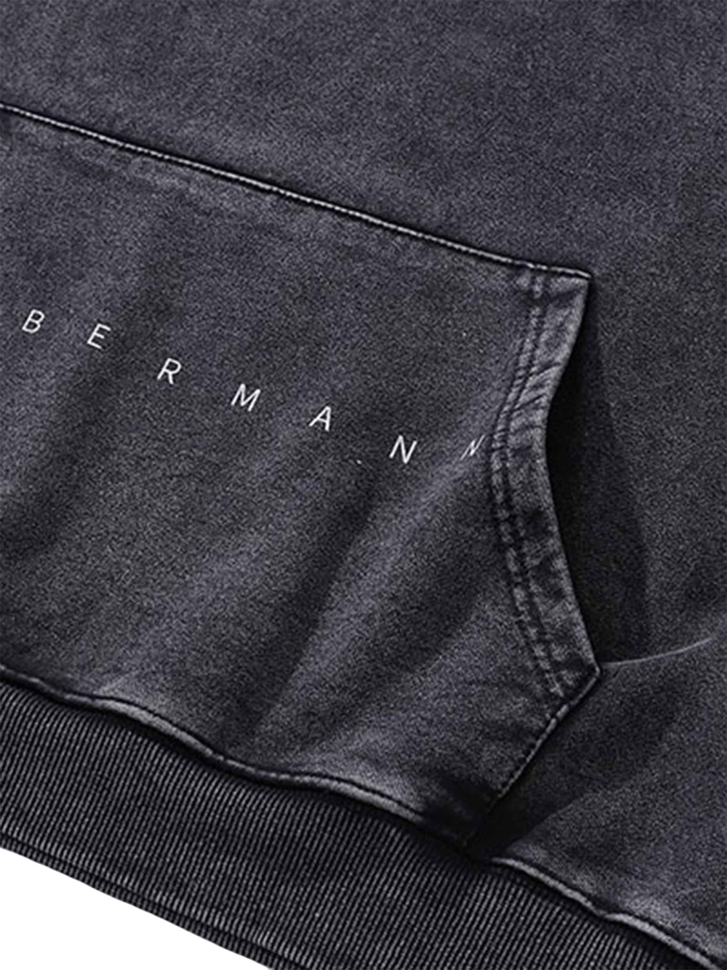 Dark Series Doberman Print Hip-hop Vintage Hoodie