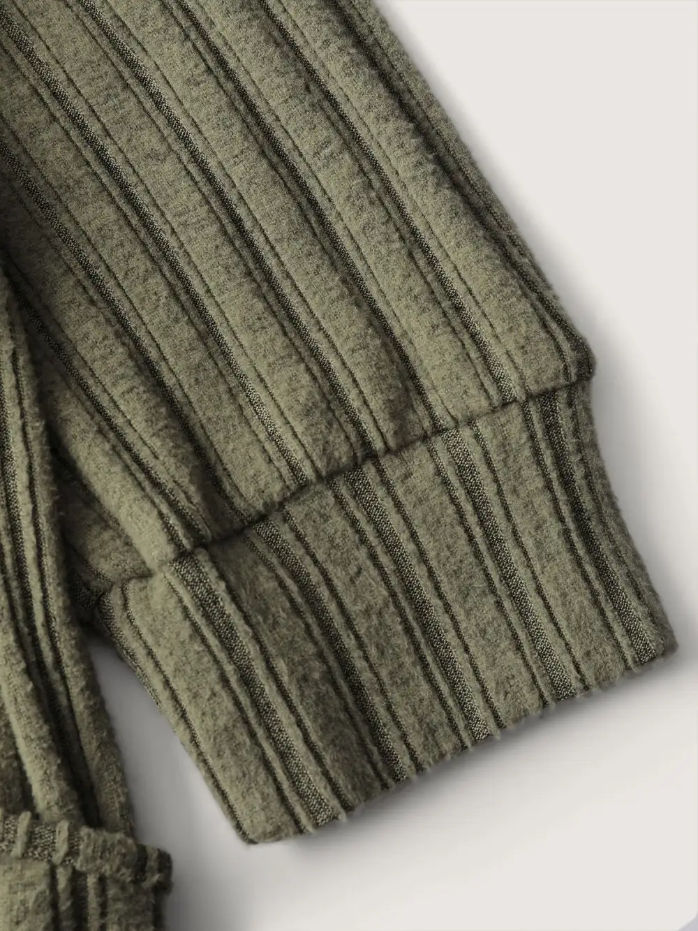 2-In-1 Textured Shoulder Straps Sweatshirt