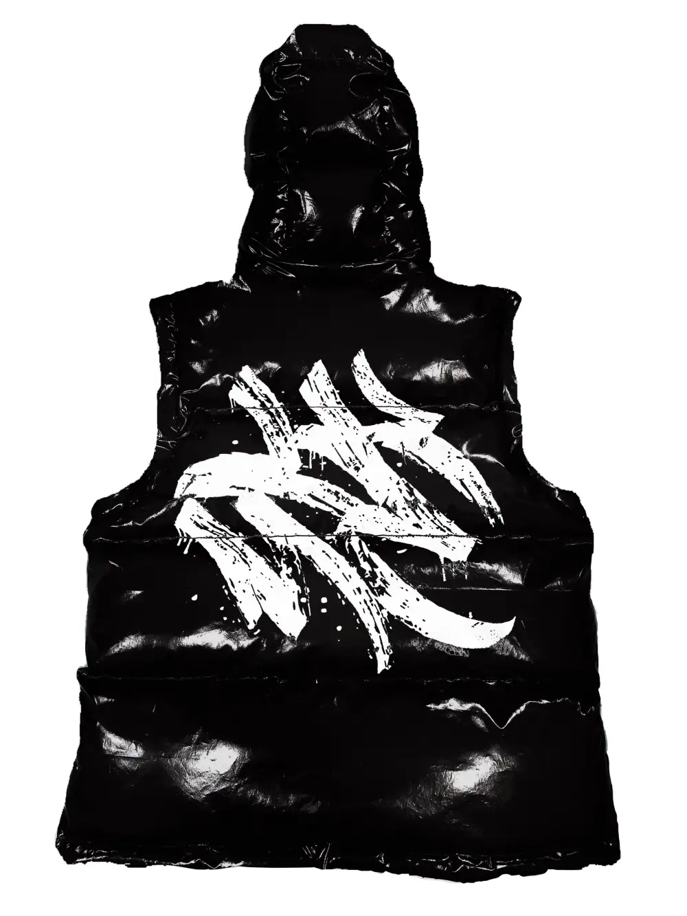 Puffer Jacket w/ detachable sleeves (bodywarmer) BLACK