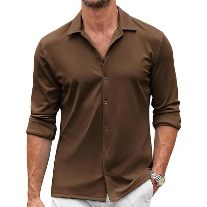 Fall Outfits Men's Shirt Wrinkle Free Dress Shirt