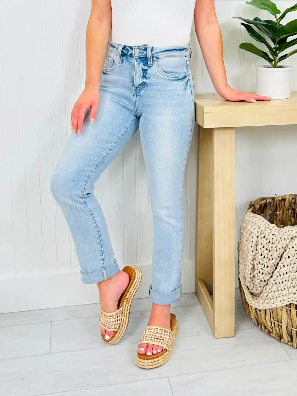 Mom Life MOCO Exclusive Design Mom Jeans With Tummy Control