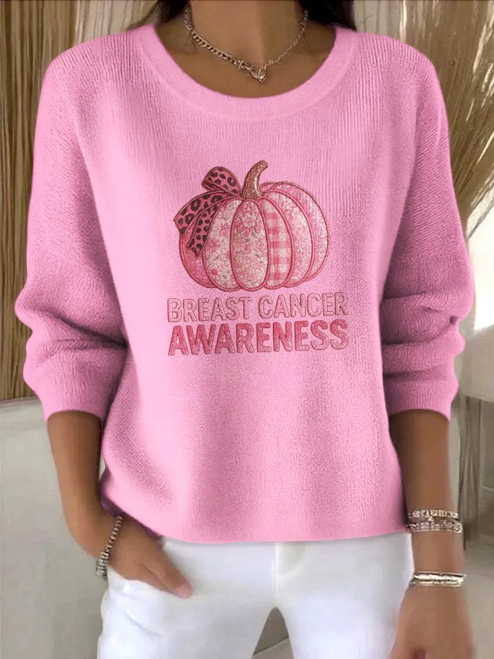 Casual Cotton Halloween Sweater