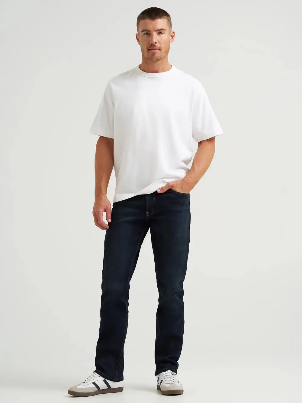 MEN'S FIVE STAR PREMIUM STRAIGHT FIT JEAN IN GARGOYLE