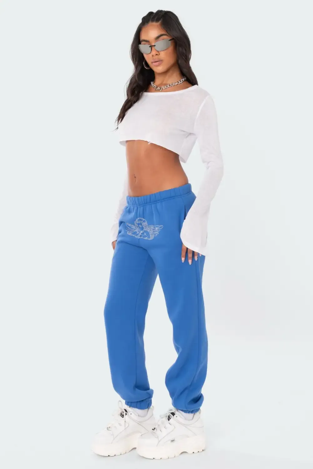 Angie Rhinestone Sweatpants