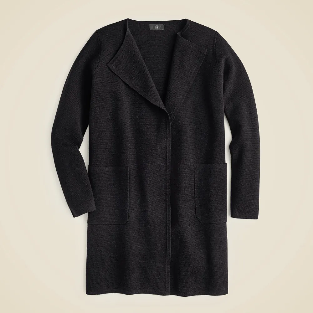 Juliette collarless sweater-blazer