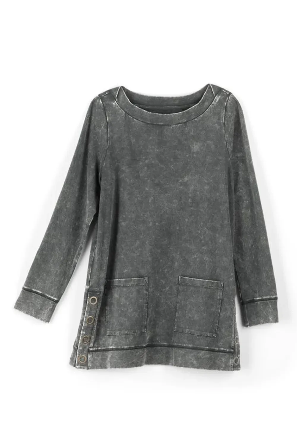 Colorful Washed Make It Snappy Tunic