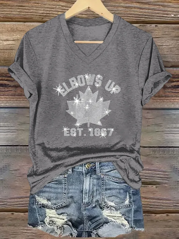 Women'S Elbows Up Est 1867 T-Shirt