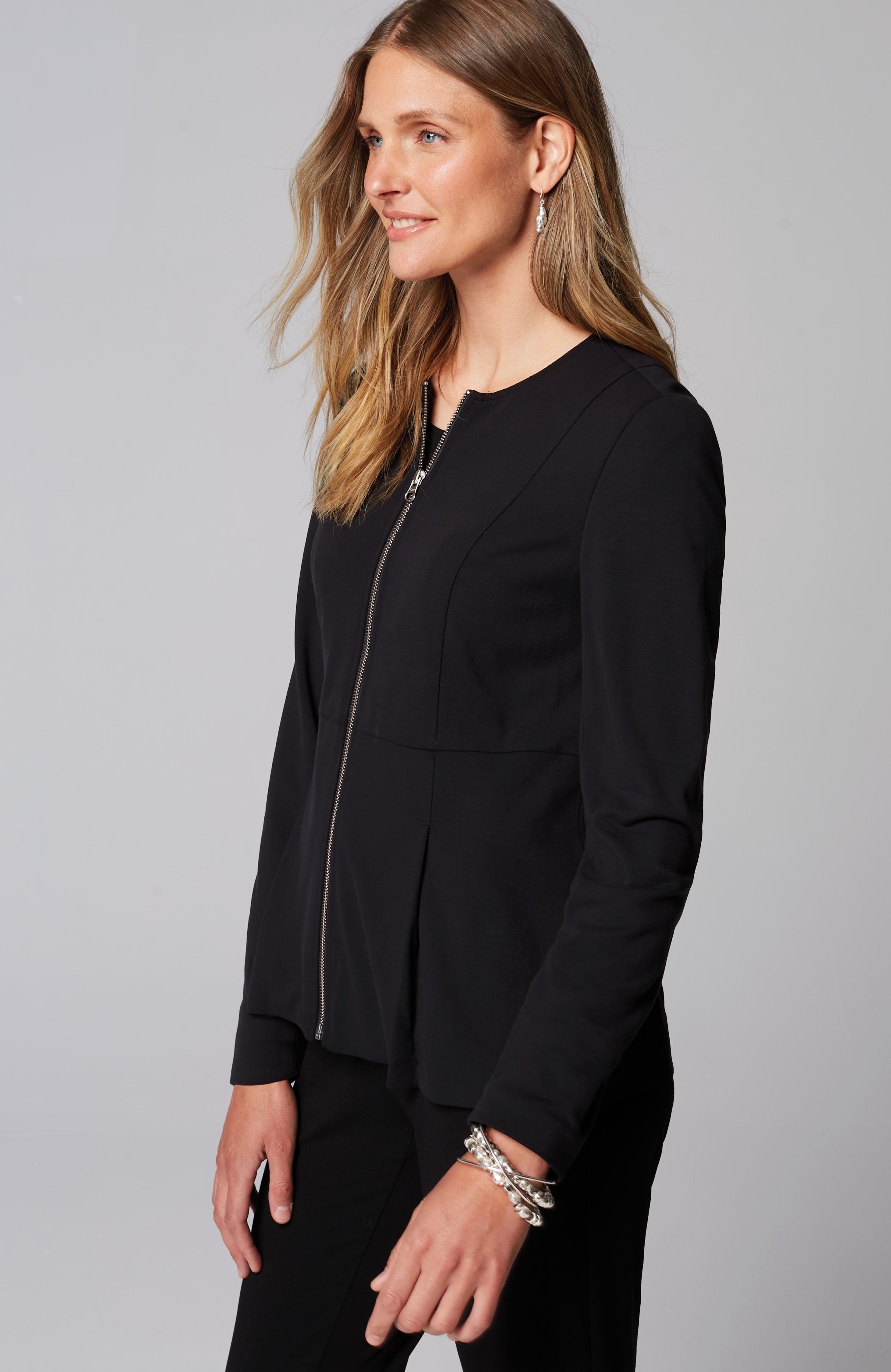 Wearever Double-Face Jersey Zip Jacket