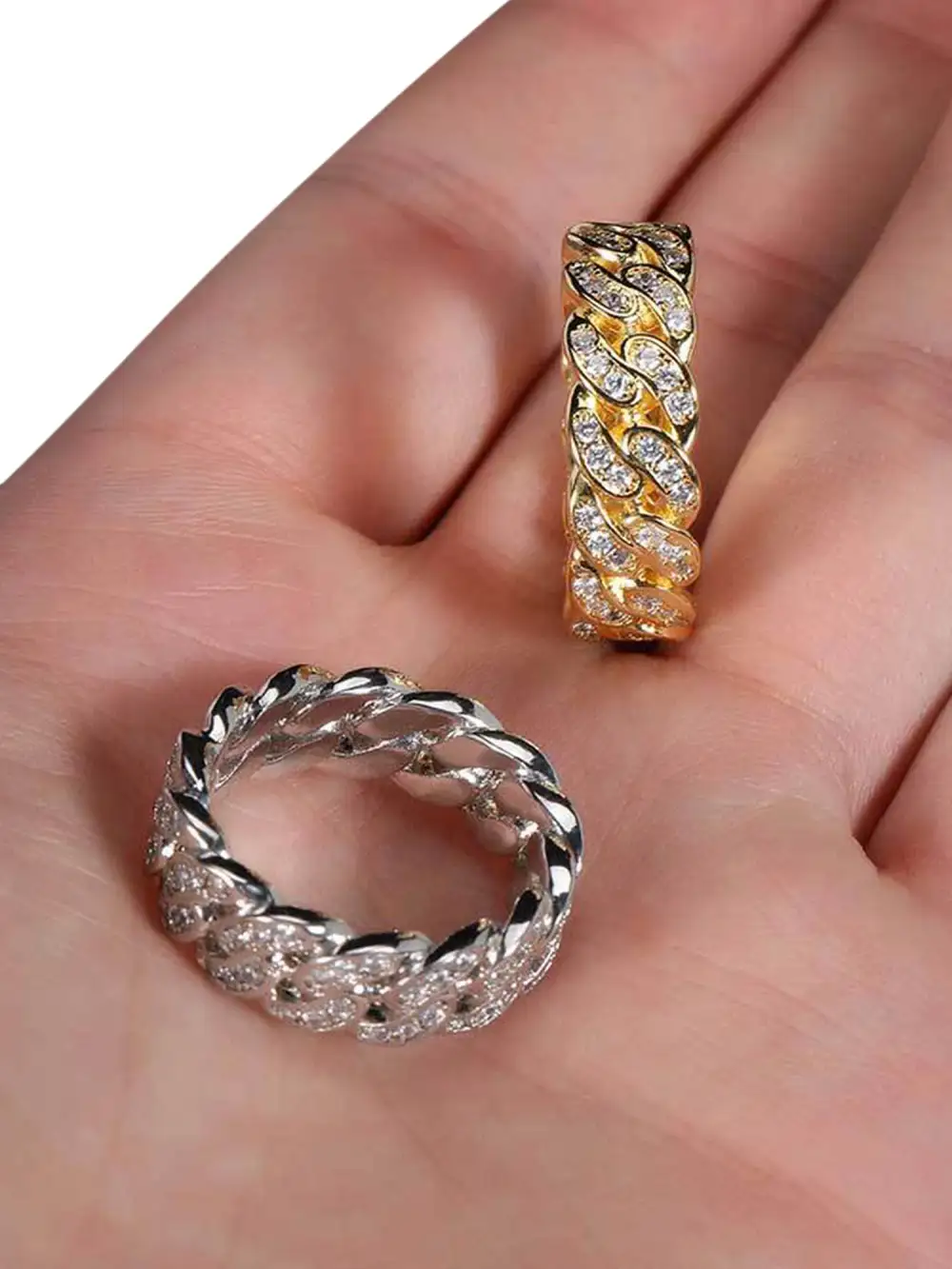 Hip Hop Zirconia Ring - 1551