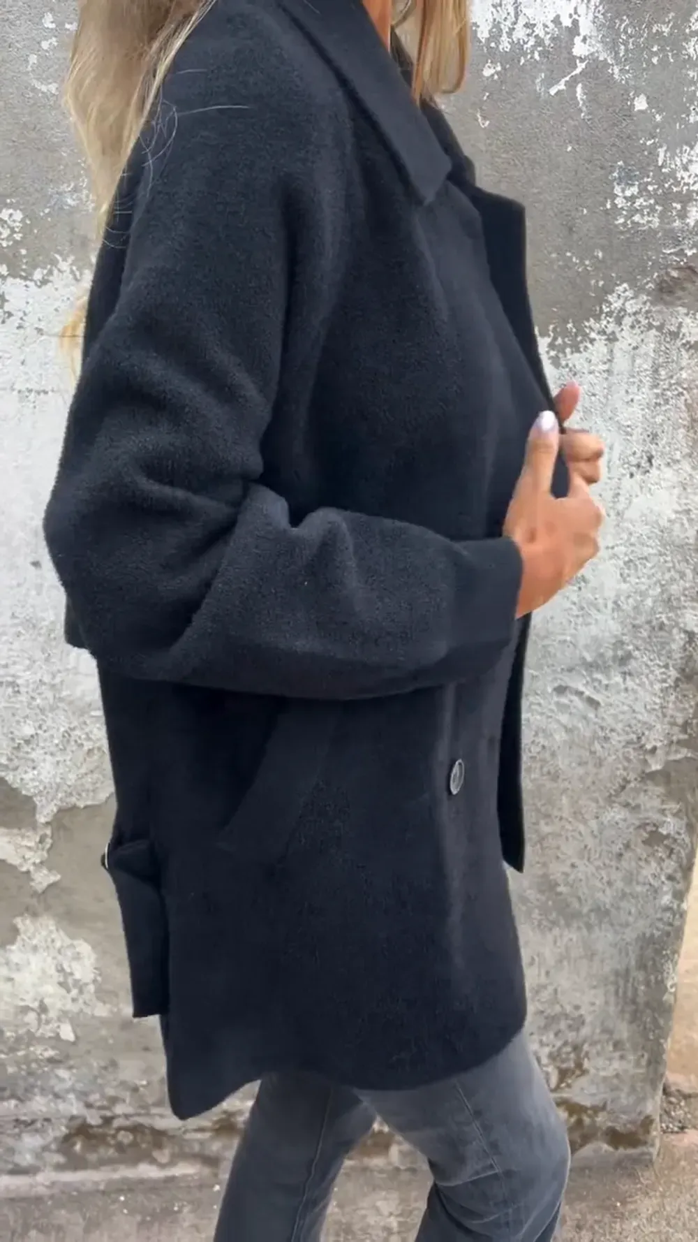 Chic Elegance Double-Breasted Coat