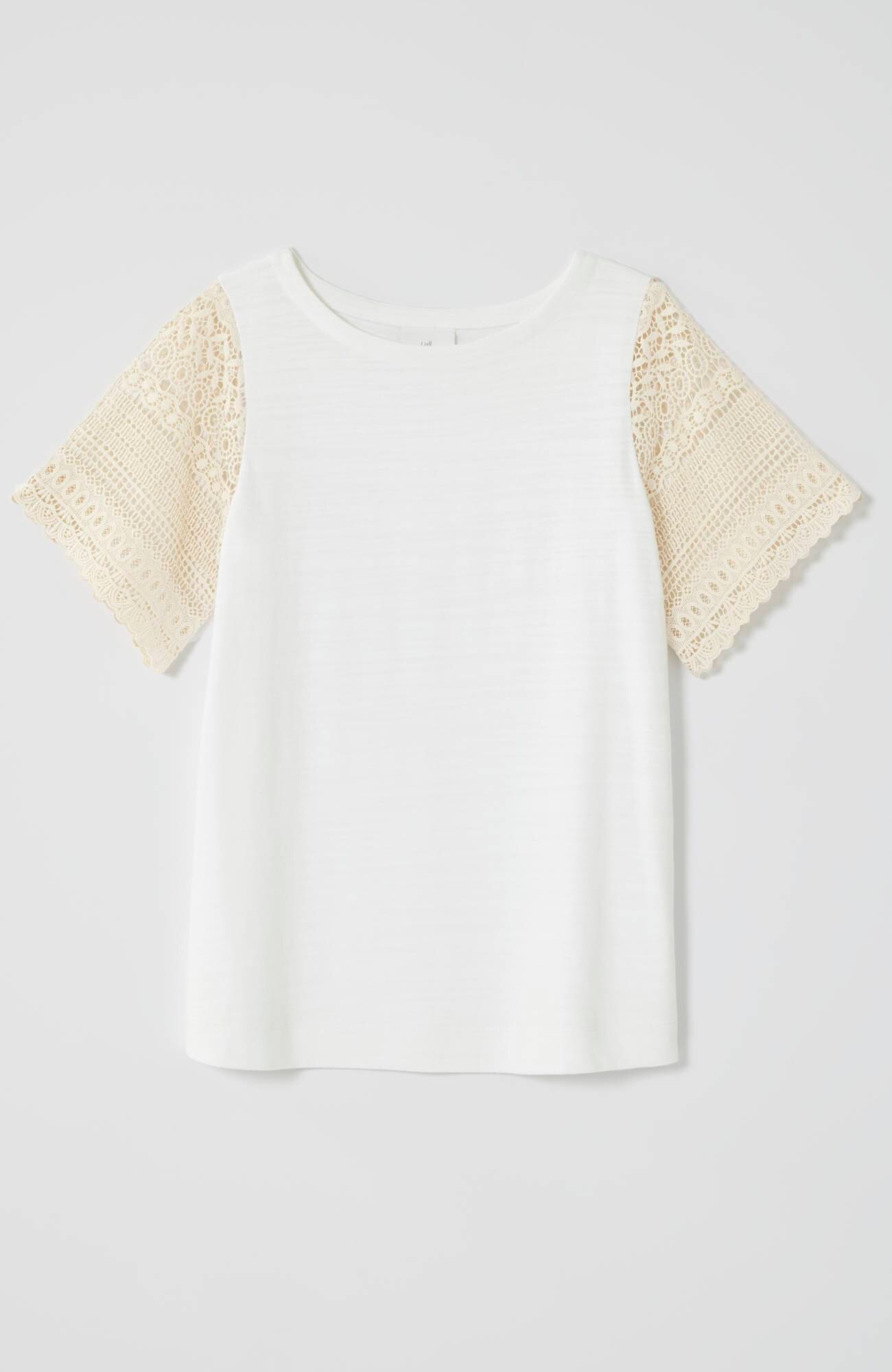 Crochet-Sleeve Top