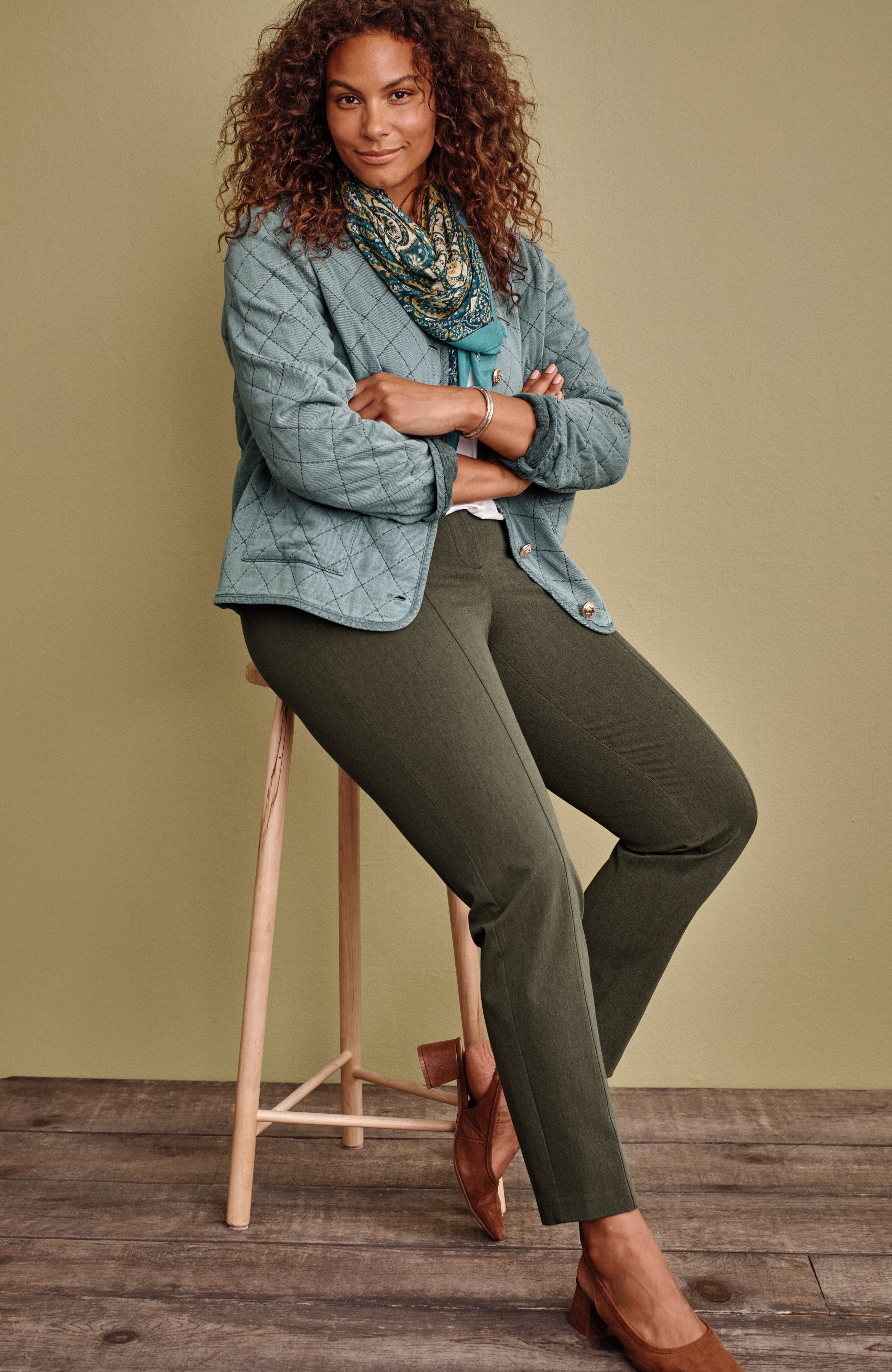 Essential Stretch-Twill Pants