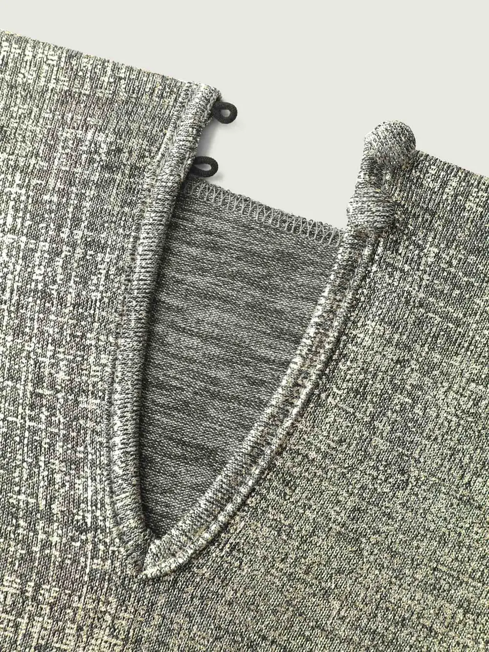 Gold Stamp Shimmery Cowl Neck Top